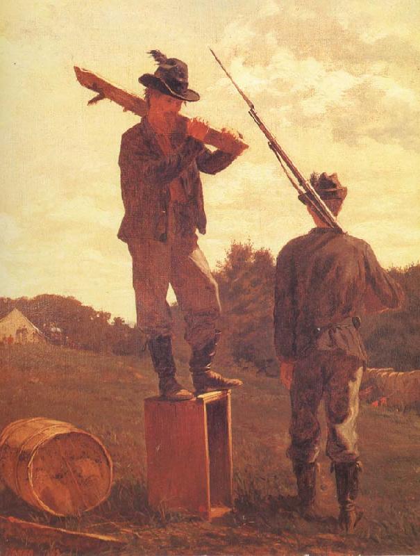 Winslow Homer Punishment for intoxication Germany oil painting art